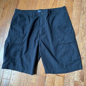 EUC - Levi’s Men's Black Cargo Shorts, Size 40